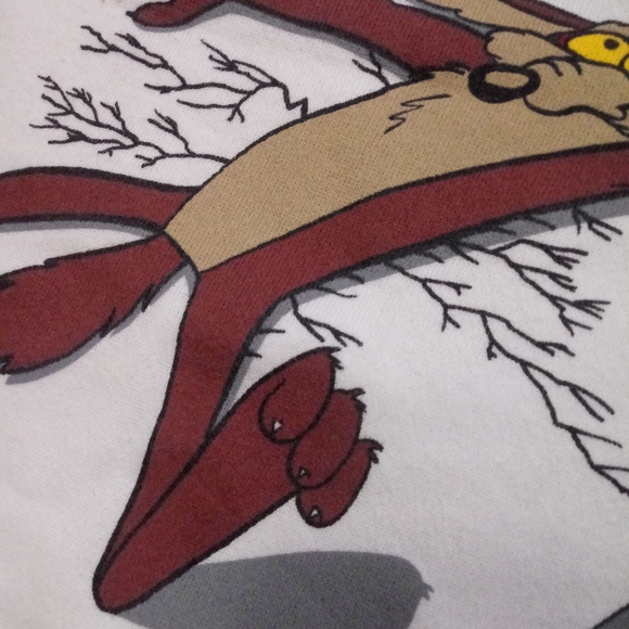 Vintage Looney Tunes NASCAR Sweatshirt RARE 1993 - Picture 8 of 8